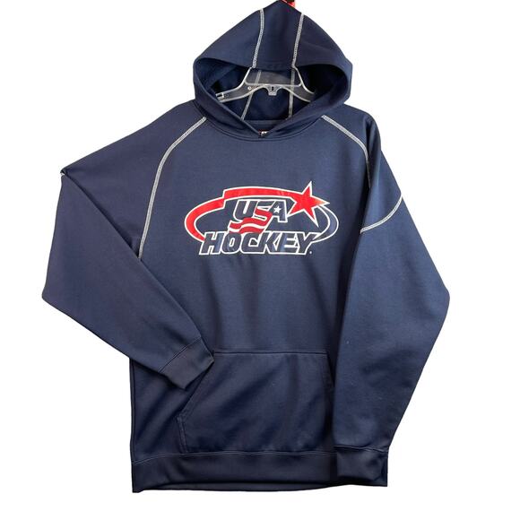 J.America Mens Hooded Sweater Size Large - Picture 1 of 9